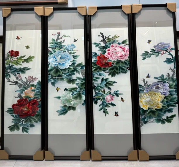 纯手工苏绣精品单面绣挂画