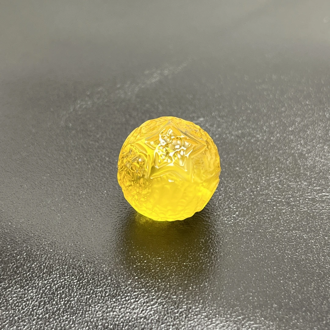 天然原矿金珀琥珀蜜蜡五角星苹果珠原石手串DIY手链佛珠项链配饰