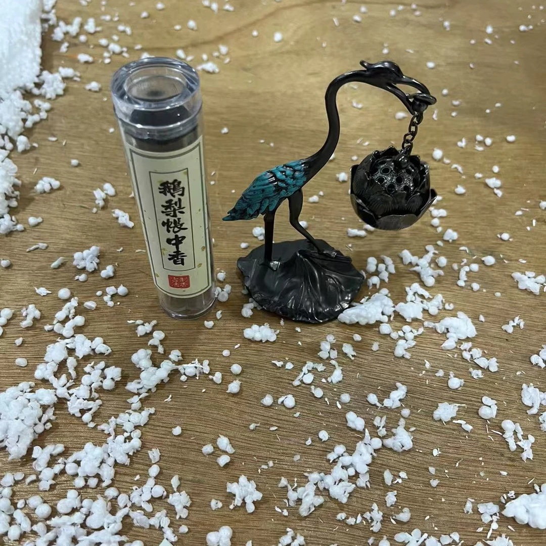 【闪购链接】仙鹤香炉带盘香中式精美香炉香插室内外家用书房用香炉