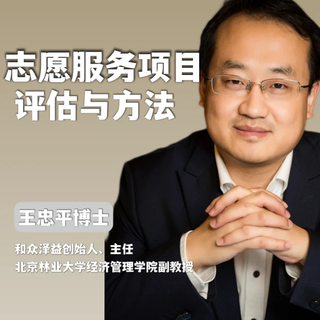 志愿服务项目评估理论及方法