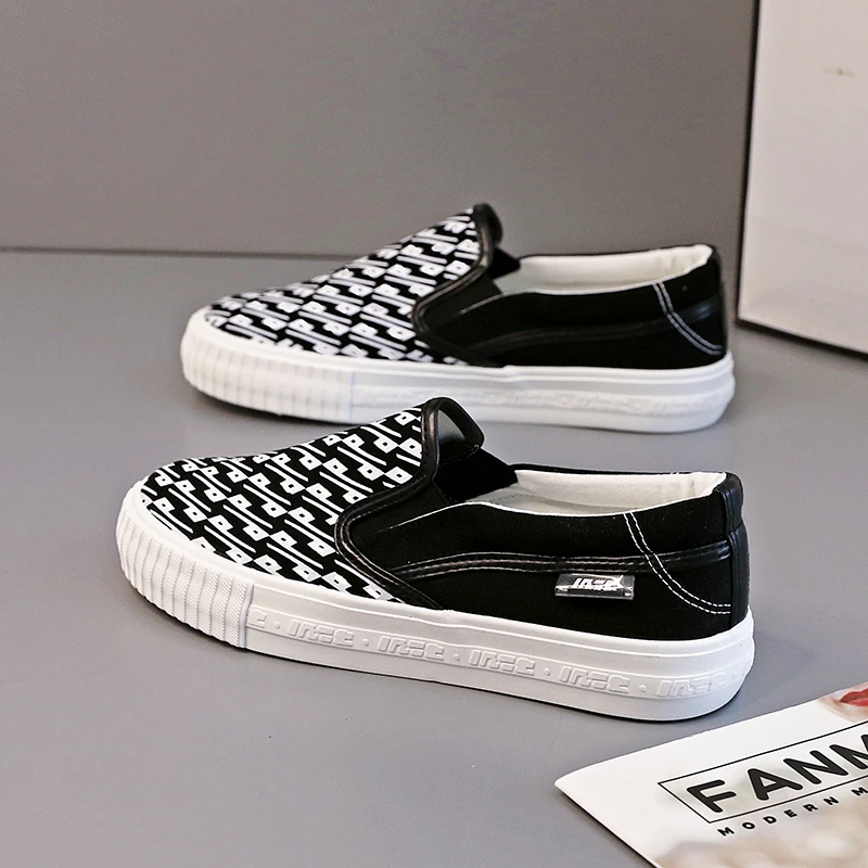 2024夏季一脚蹬帆布鞋休闲百搭透气女鞋低帮鞋P236//CL