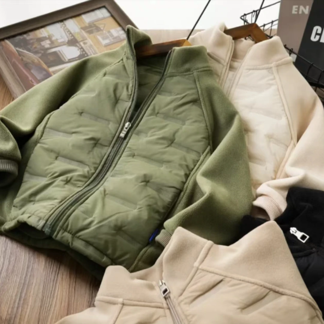 【校服神器】2024新款夹棉上衣防风冬季保暖外套萌娃冬装0012