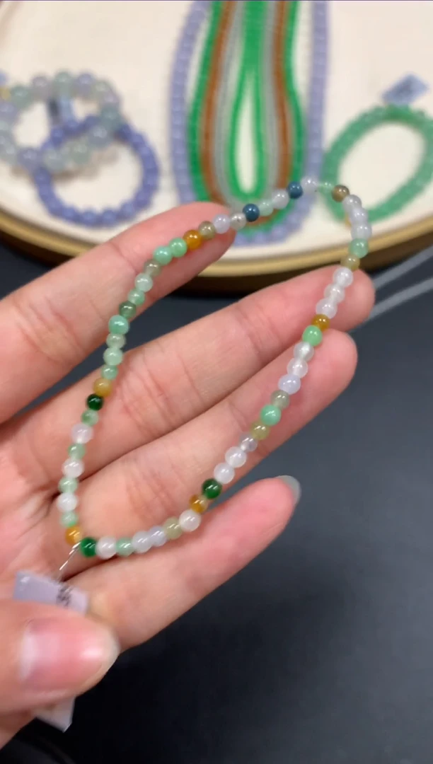 【闪购商品】翡翠珠链手串未镶嵌R458|68