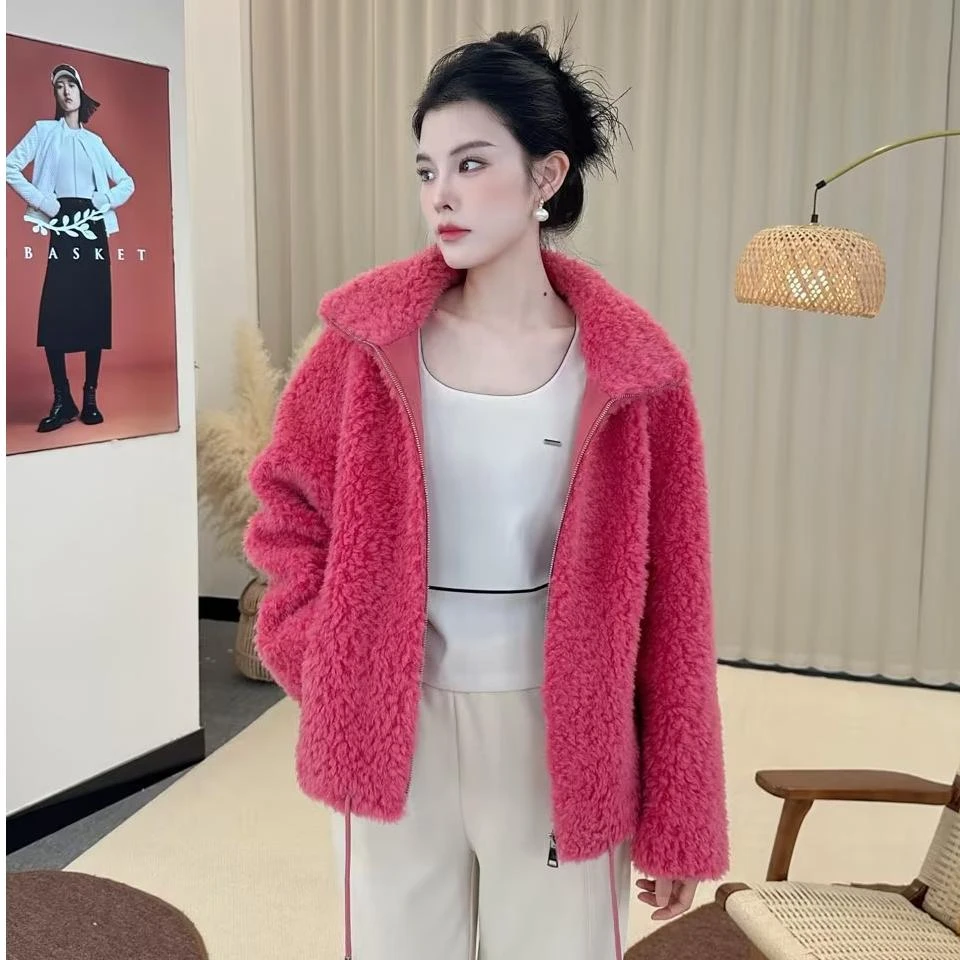 【商场同款】十二篮25年新款时尚百搭保暖纯版绵羊毛大衣7C65310070