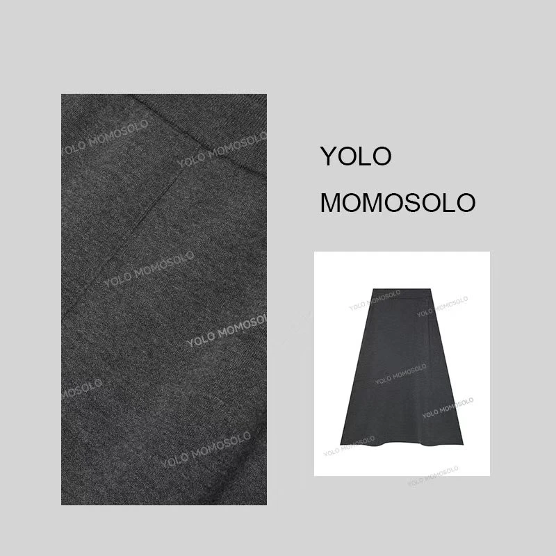 MOMOSOLOYOLO清仓专属(YM059)垂坠感显瘦薄款半身裙气质时尚