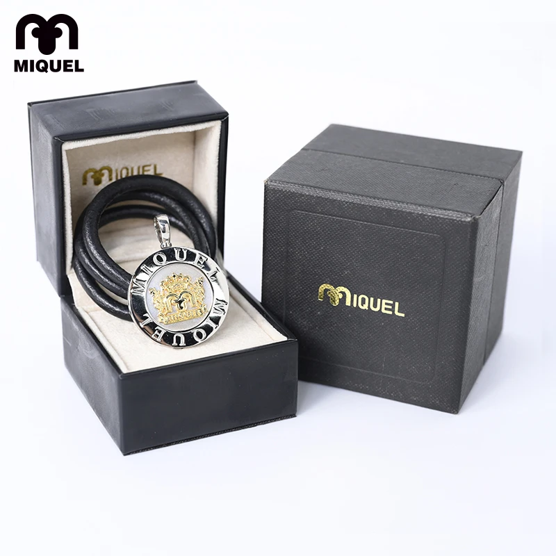 合金皮质吊坠 MIQUEL米盖尔官方时尚吊坠 大徐同款经典纪念品礼物