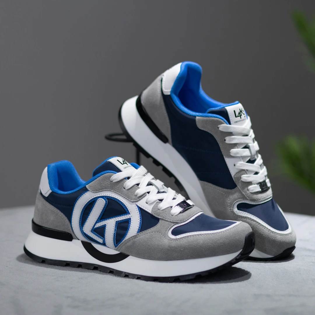 【光头佬】L4K3 2025春夏新款时尚拼色潮流男士百搭休闲鞋