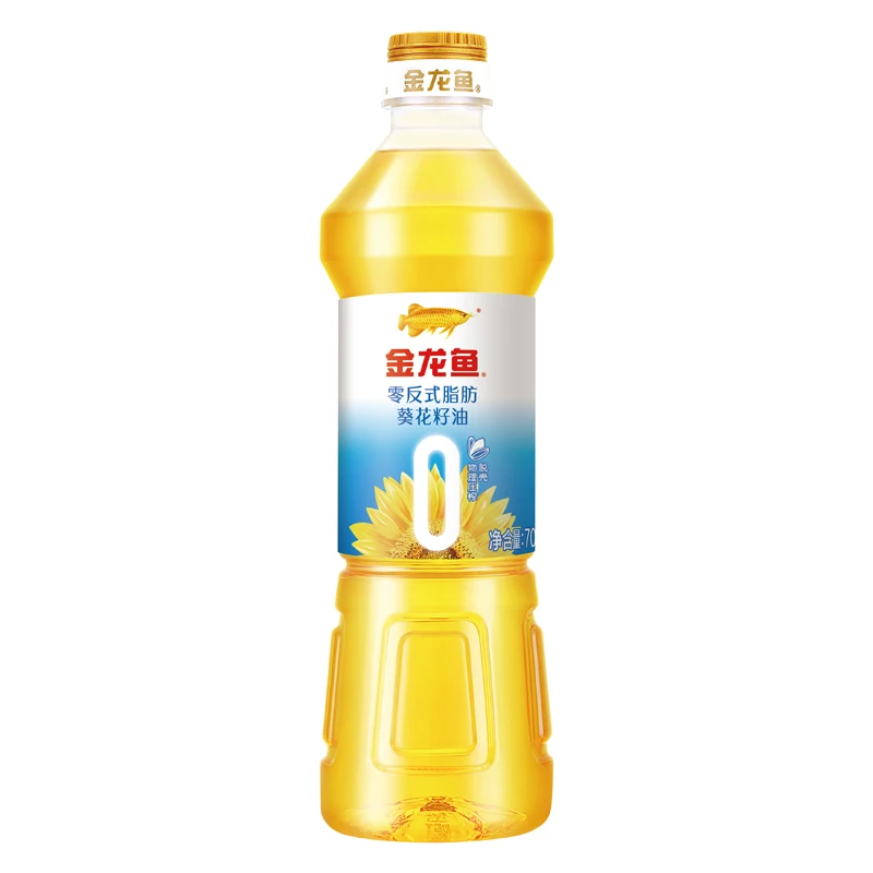 金龙鱼阳光零反式脂肪用油葵花籽油清香700ML*1瓶宿舍小瓶食用油