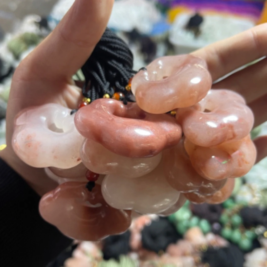 【桃花酿祥云锁吊坠超大】百搭时尚 多样性发货 拍一发一