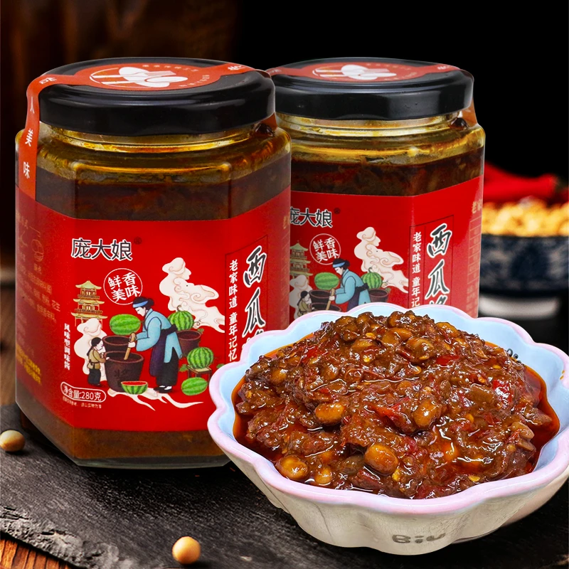 庞大娘酱豆安徽河南老式西瓜酱豆拌面酱豆传统自然晾晒北方酱豆