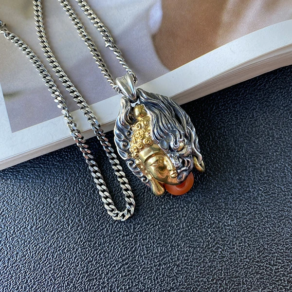 天使原创珠宝设计新品创意设计复古时尚小众个性S925南红玛瑙饰品