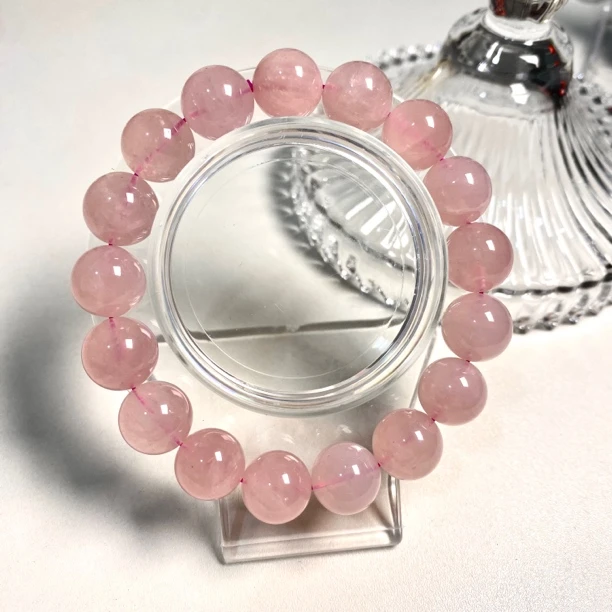 天然粉水晶卡十二