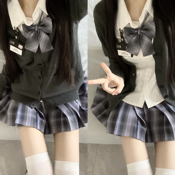 川岛琦原创格裙（斗罗）秋冬套装