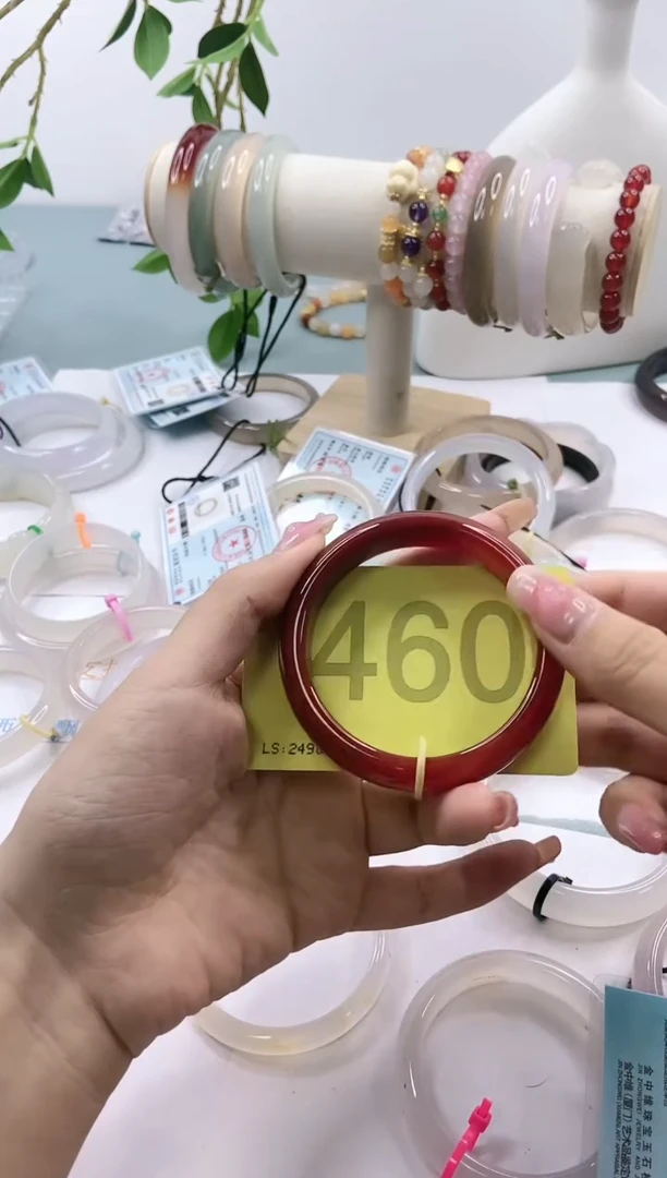 【闪购商品】玛瑙/玉髓手镯未镶嵌5657