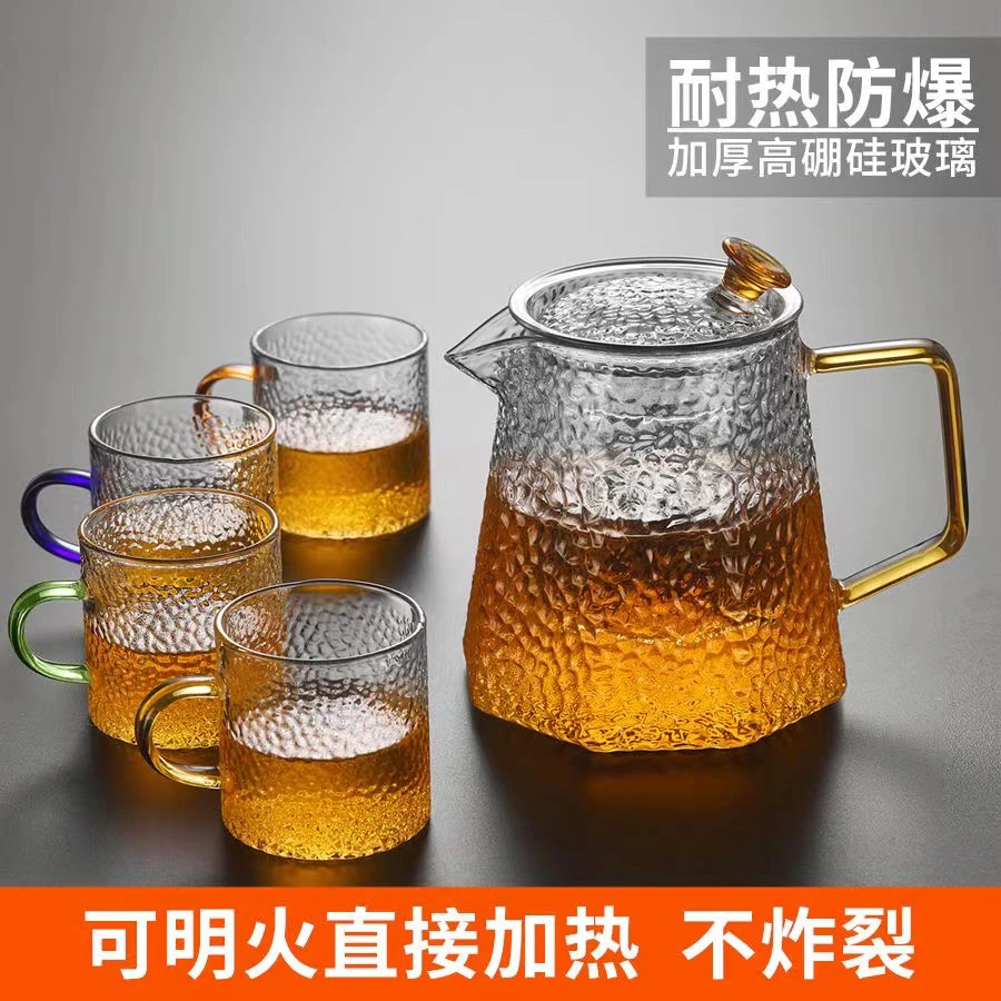 玻璃茶壶耐高温花茶壶茶水分离煮茶壶套装茶具家用过滤泡茶壶水壶