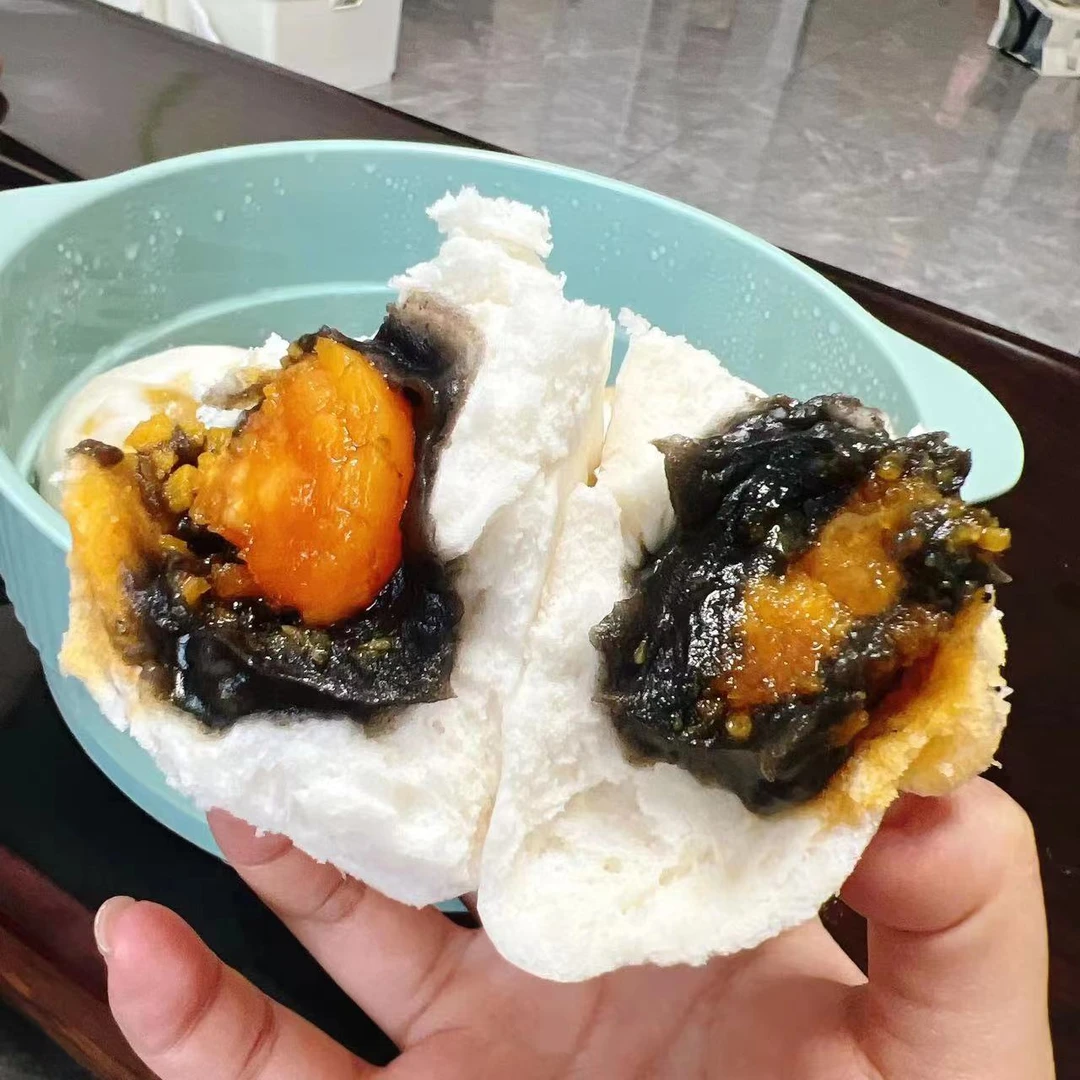 碣石特产手工蛋黄包