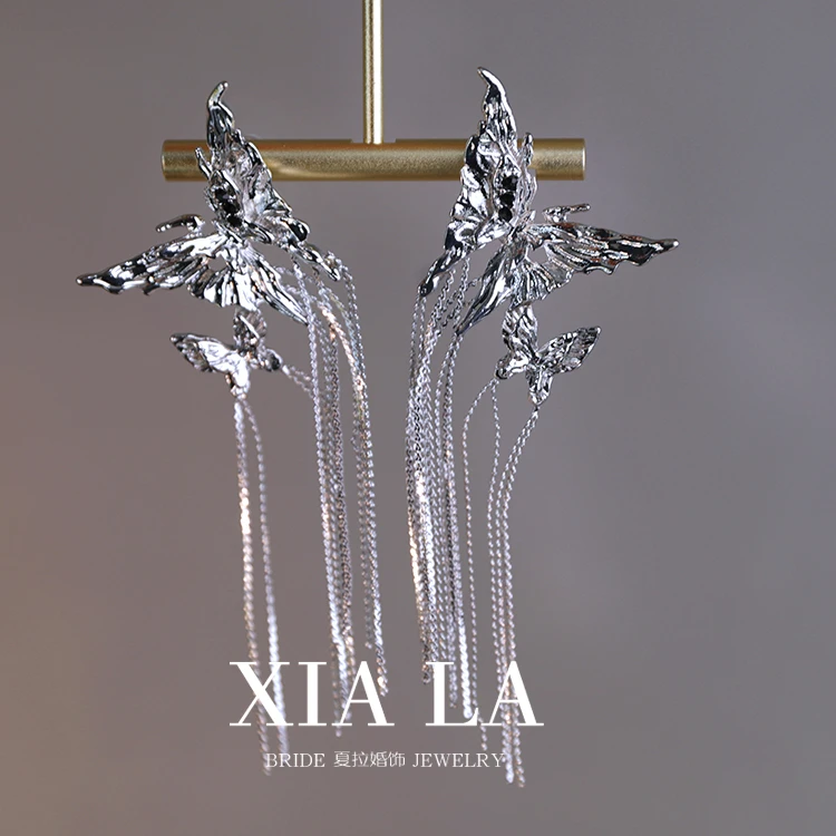 合金无非金属耳饰 时尚个性甜酷新娘耳饰百搭日常旅拍配饰