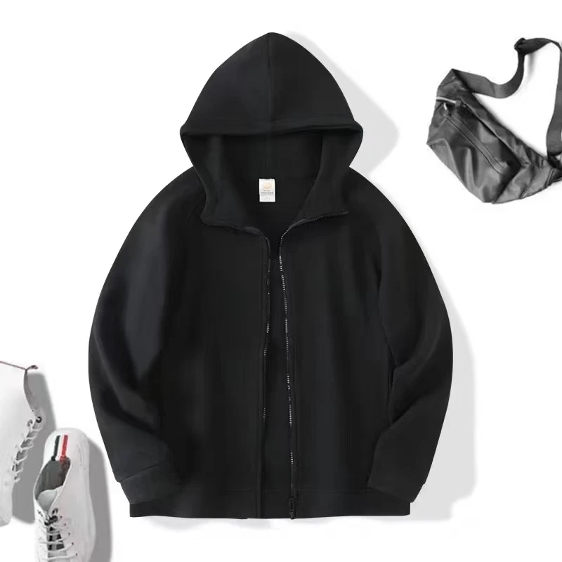 默家新人福利款羊毛百搭加绒蚕丝外套休闲连帽保暖秋冬时尚宽松