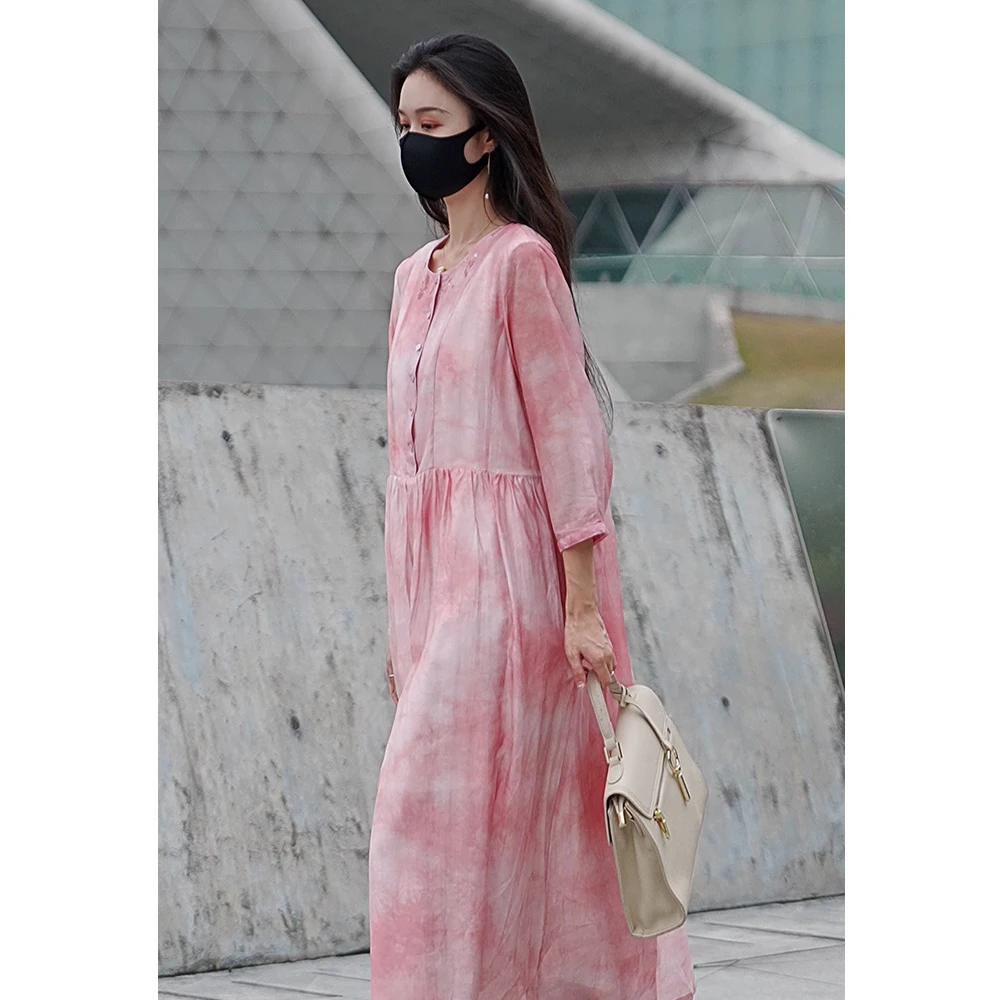 【晴雨原创】2024新中式国风连衣裙-182826