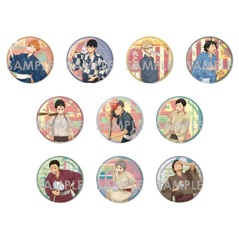 【岛国直邮】排球少年∞和服浴衣吧唧/徽章✽官方正品Goods盲袋