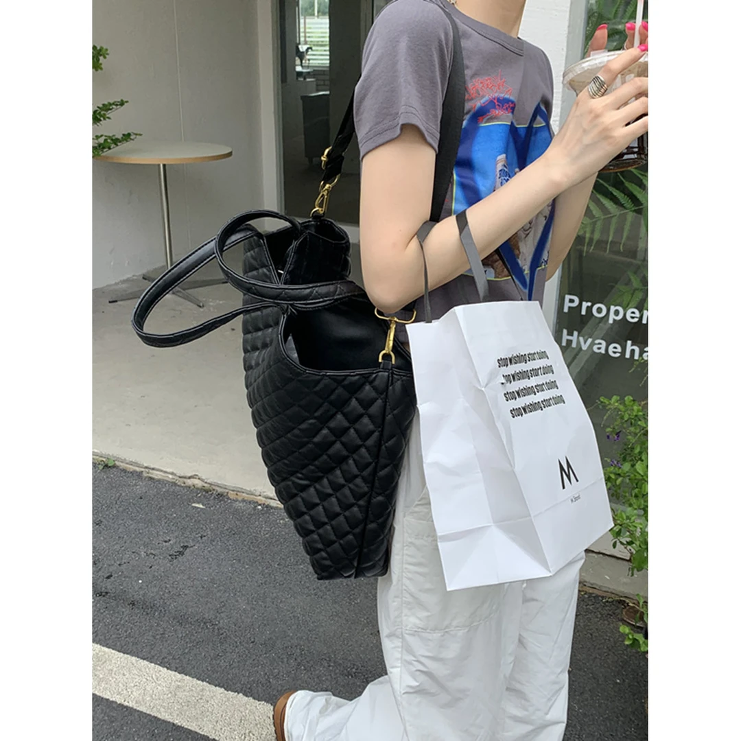 【我家那只肥肥】新款大容量托特包单肩手提斜挎包潮时尚小香风小众