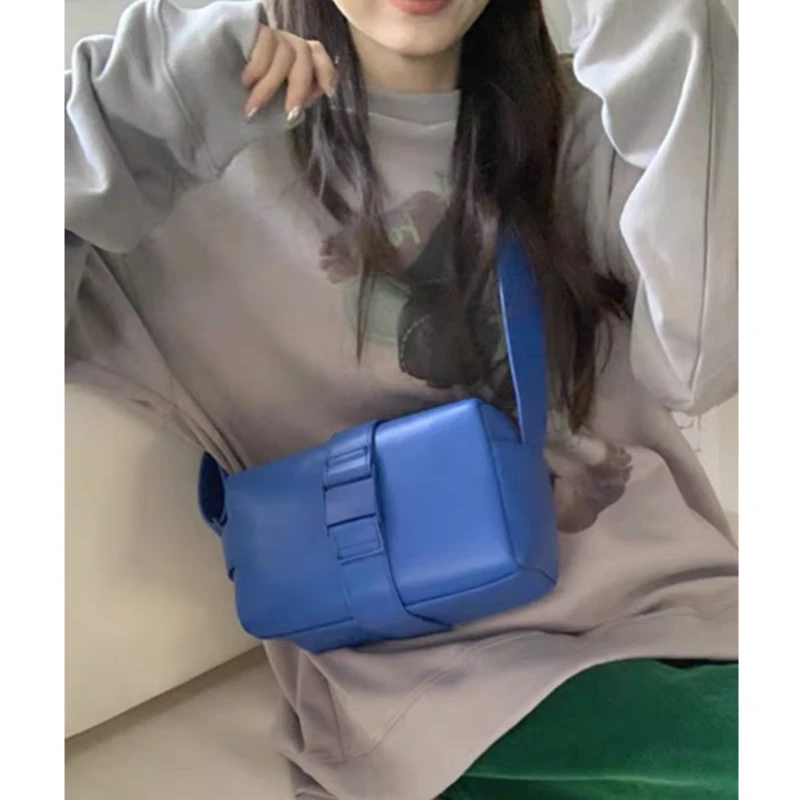 【我家那只肥肥】春夏新款韩国ins超火小众质感单肩斜挎包-FF6838