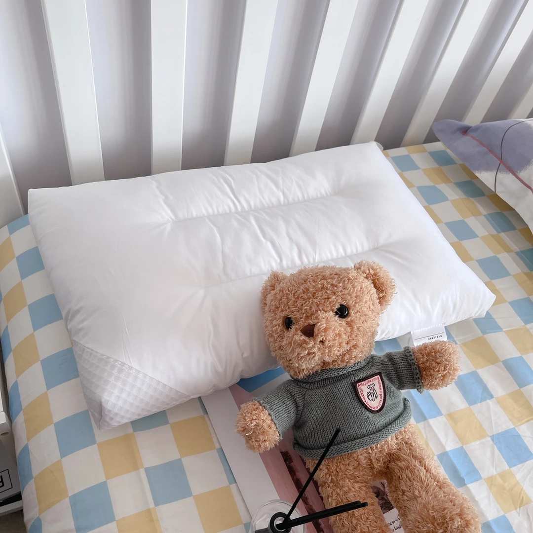 008-曼柔家纺-新款儿童枕头枕芯35×55-枕头套另外拍幼儿小学生