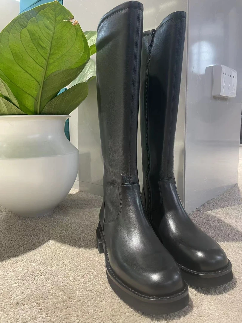 DOUDOU STORY    6101    时尚秋冬长筒高筒靴