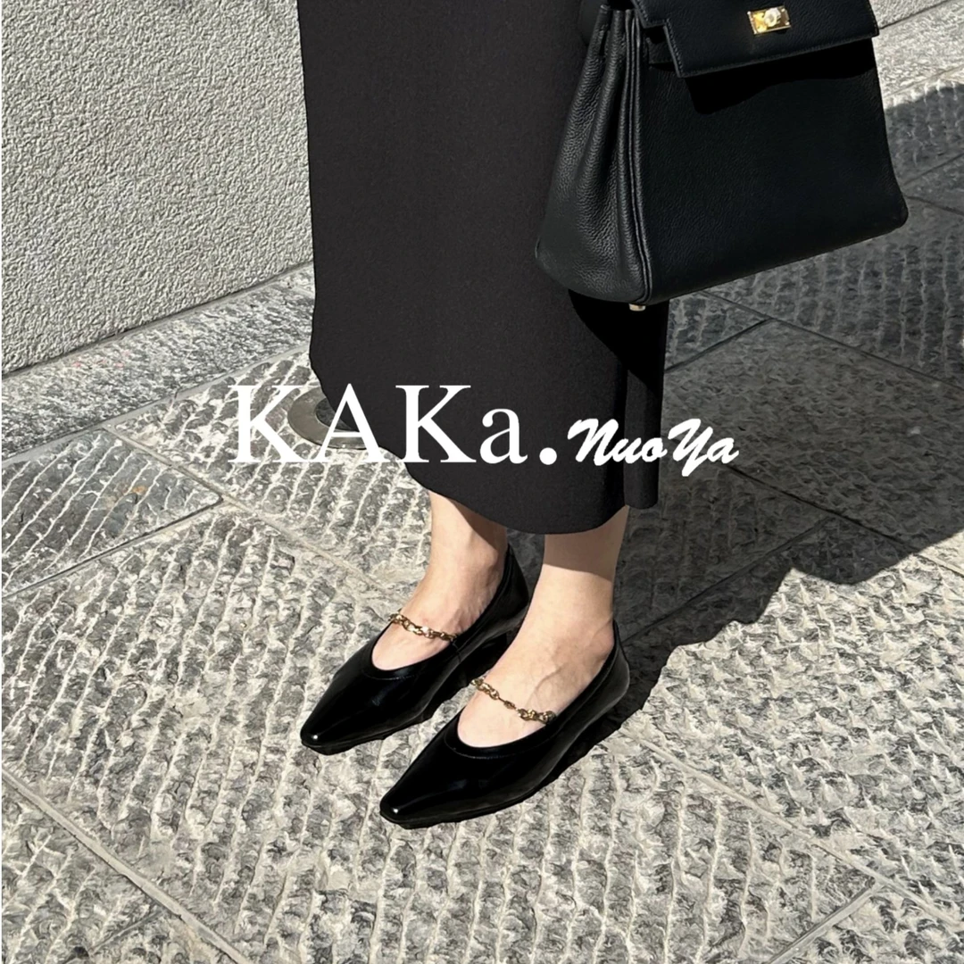 KAKA NUOYA卡卡诺亚  1824  时尚气质浅口尖头高跟鞋