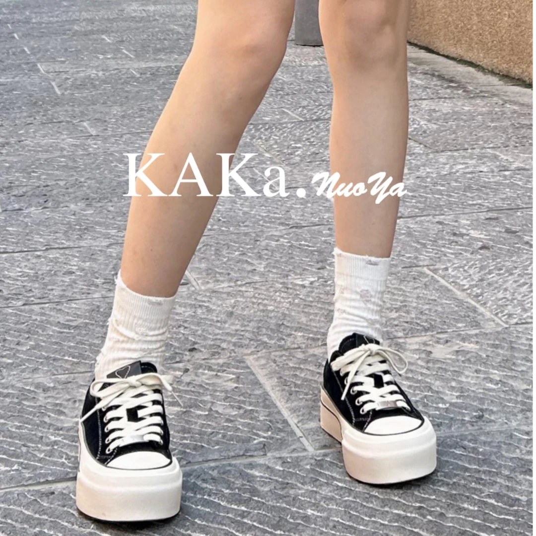 KAKA NUOYA卡卡诺亚  1830  时尚低帮韩版休闲厚底板鞋