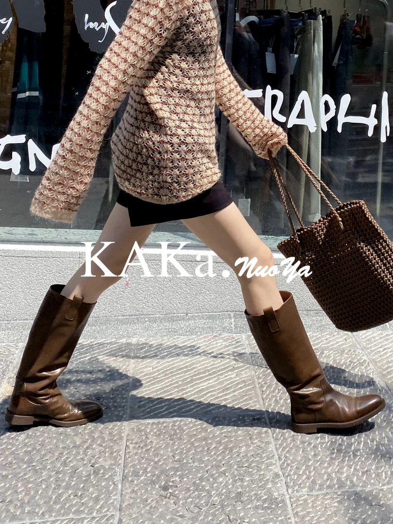 KAKA NUOYA  1798  时尚过膝骑士长筒靴