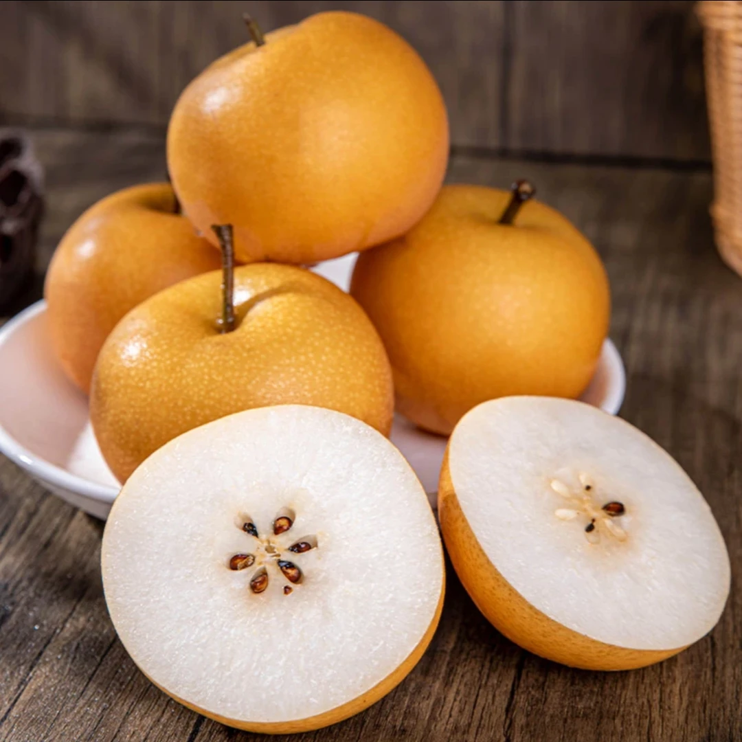 【坏果包赔】正宗山东秋月梨4.5斤秋月梨水果脆甜无渣皮薄【ZY】