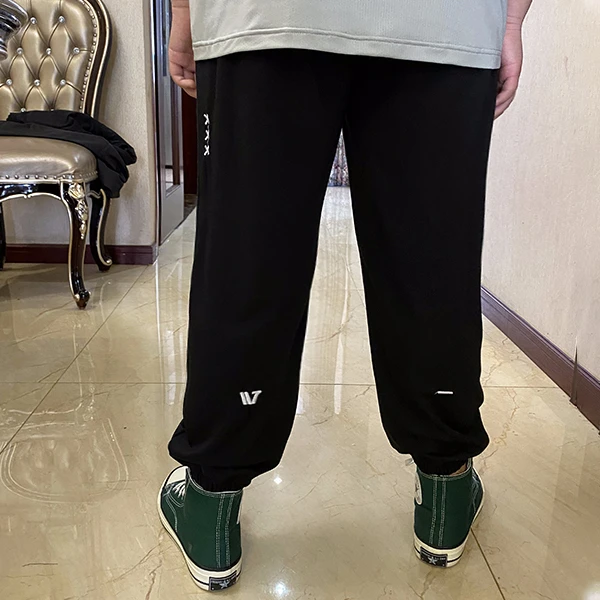 胖男童加肥加大夏薄款透气长裤中大童8-15岁宽松儿童潮流E2KZ3587