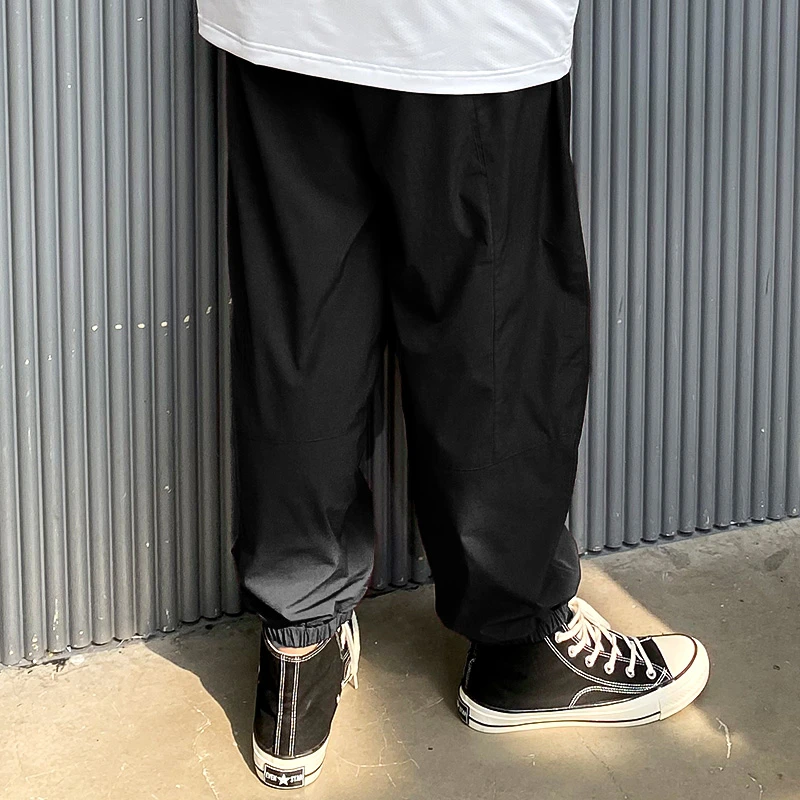 胖童弹力速干裤夏季薄长裤加肥加大中大童透气防蚊裤F2KZ1739