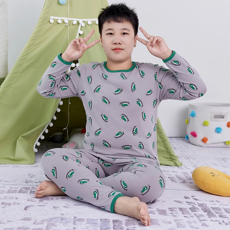 胖童装内衣套装男童加肥加大码秋衣秋裤内穿男孩毛衫保暖E3TZ1479