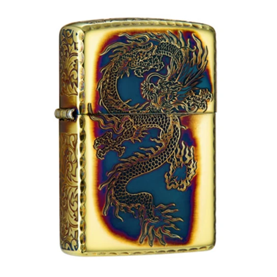 ZIPPO正品打火机蛟龙盘旋国潮国风男士经典个性高端礼物防风