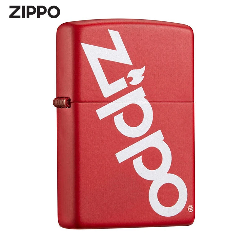 ZIPPO正品打火机Z时代炙热红送男士经典复古潮流高档个性防风