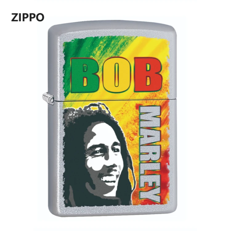 【鲍勃·马利系列孤品合集】ZIPPO正品花砂打火机男士经典复古个性