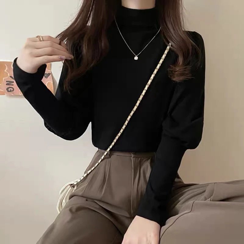 【谷梦飞服装店】2024015打底衫长袖显瘦