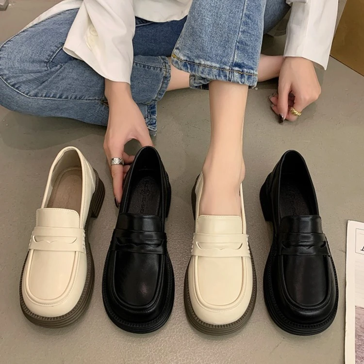 【谷梦飞服装店】202335春款1201简单小皮鞋