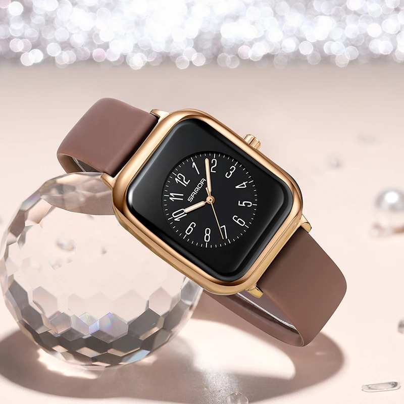 方形女士腕表正品简约小众ins气质潮流精致百搭女款学生轻奢手表