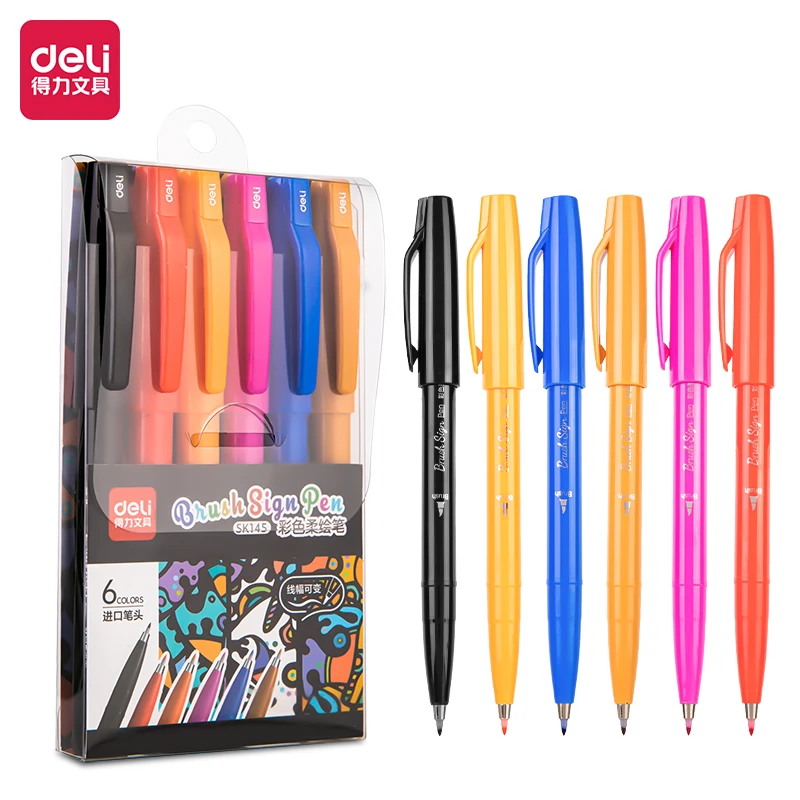 Deli/得力SK145彩色柔绘笔盒装