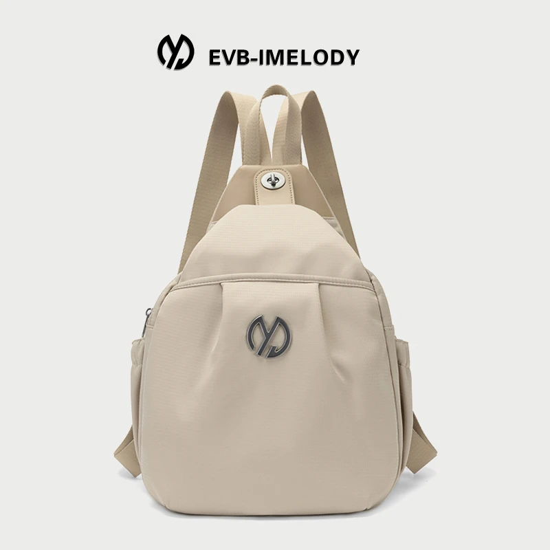 EVB新款胸包女潮时尚百搭单肩包潮流休闲斜跨包多功能背包