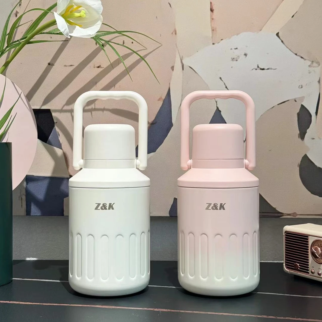 【晶晶开播必挂】潮牌ZK大容量手提保温壶316不锈钢学生水杯167