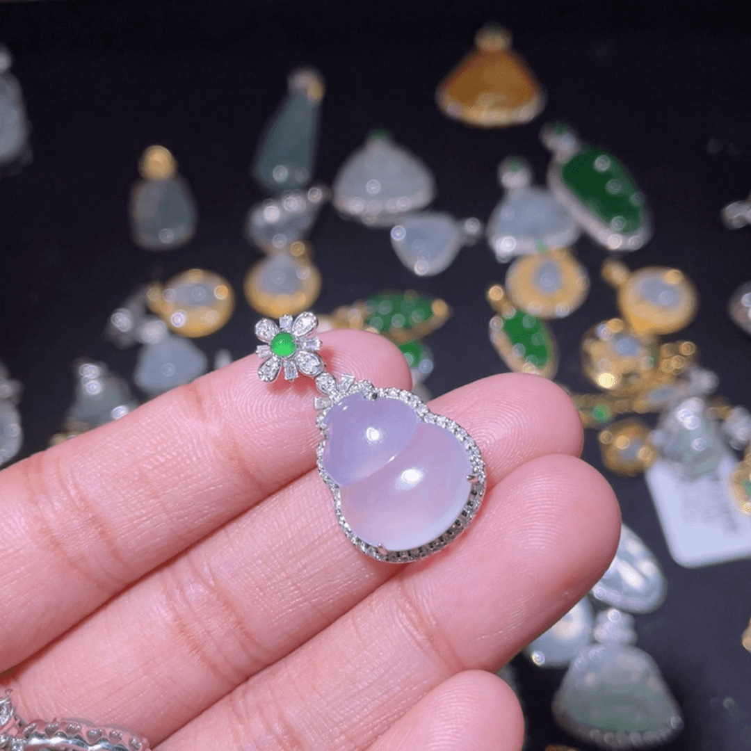 【闪购商品】翡翠颈饰18K金镶嵌?*—