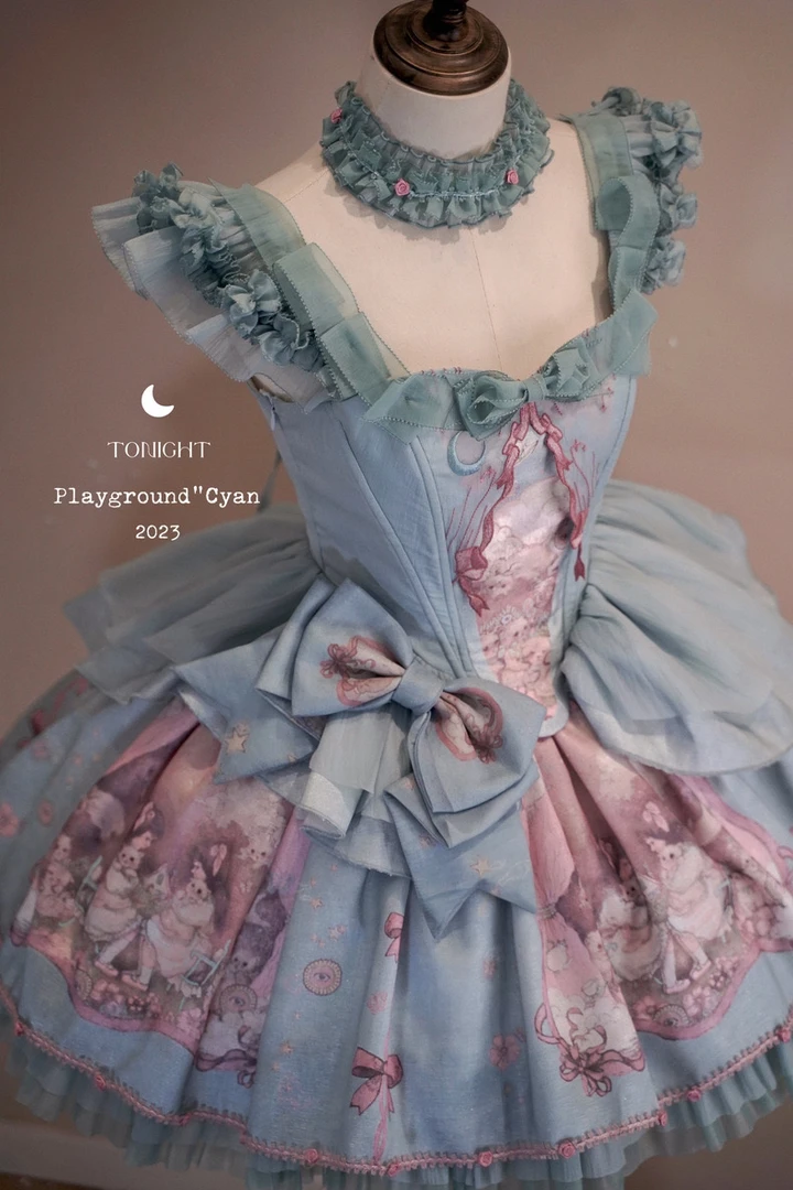 【失梦乐园lolita】实体现货秒发 Tonight 马甲半裙芭蕾风洛丽塔