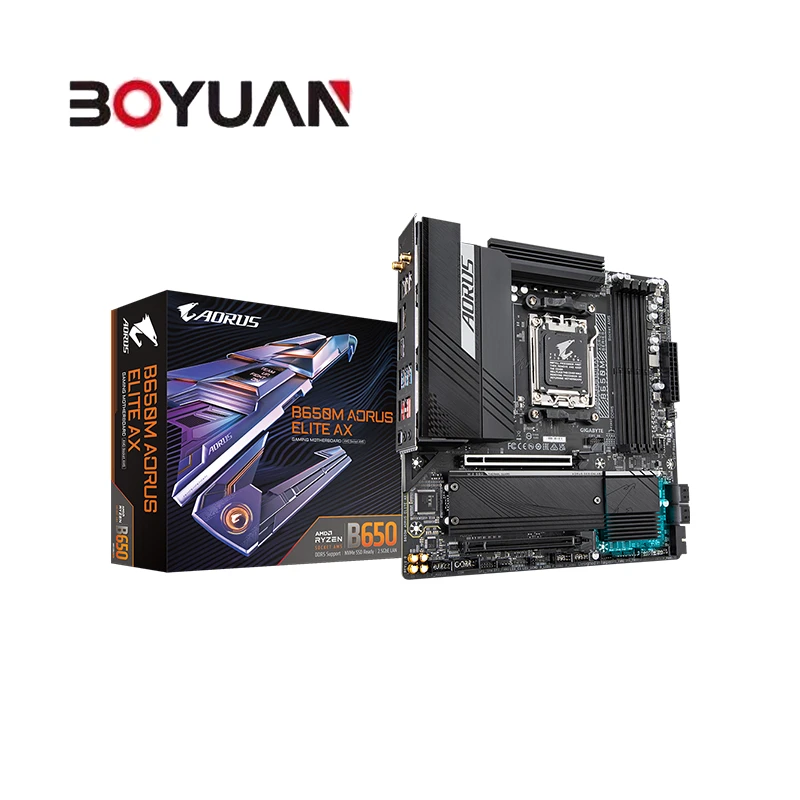 Gigabyte/技嘉 GA B650M AORUS ELITE AX 小雕 全新盒装 吃鸡游戏
