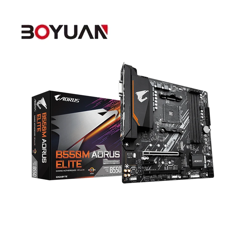 Gigabyte/技嘉 GA B550M AORUS ELITE 小雕 全新盒装 办公 游戏