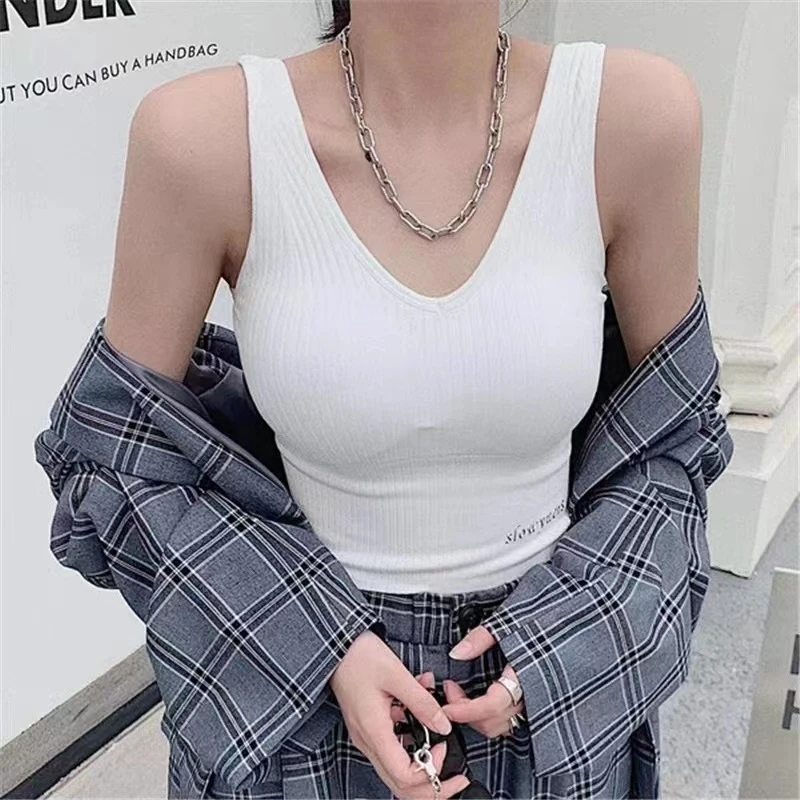 缓语3503款春夏季中长款百搭运动时尚修身美背