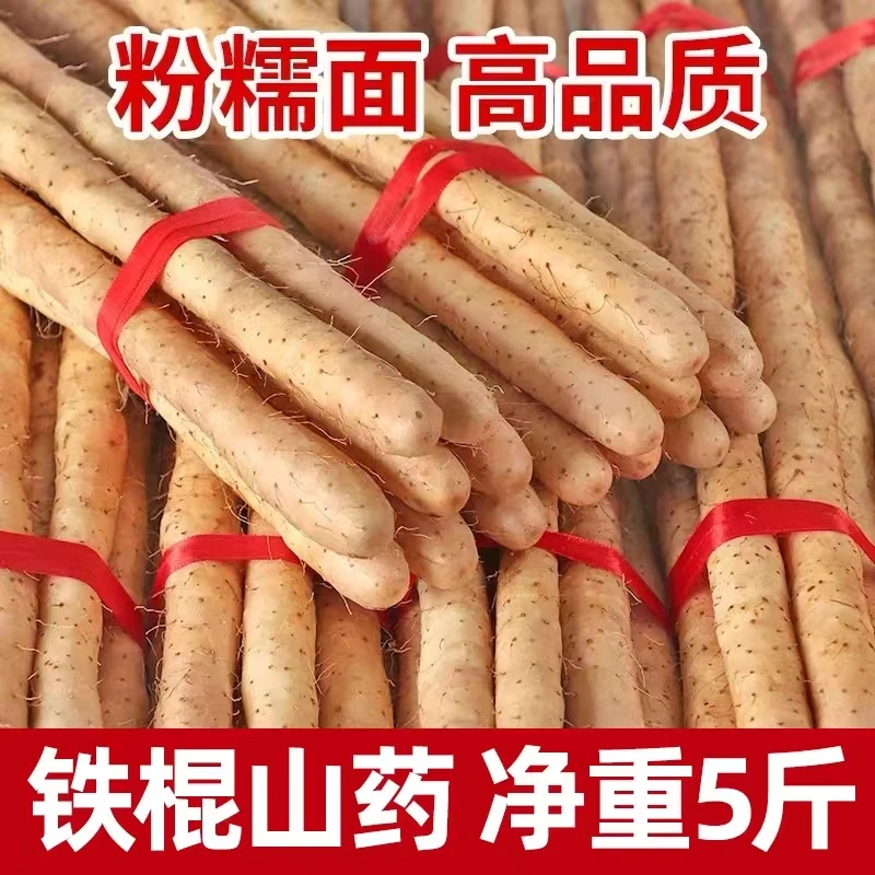 铁棍山药铁杆山药5斤垆土山药香甜营养健康炖肉